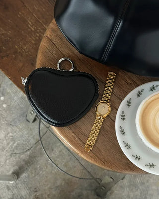 Heart pouch charm