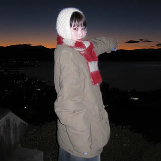 Knitted earmuffs