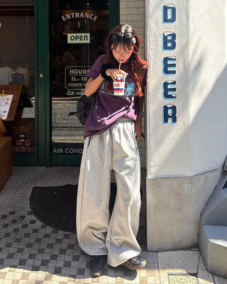 (Unisex) Center Seam Sweat Balloon Pants