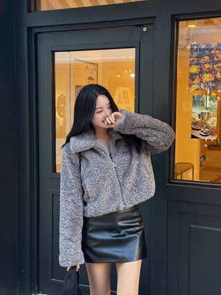 Boa fur jacket