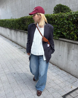Round hem sheer loose shirt