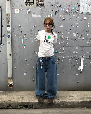 (ORIGINAL) Lucky Glow Clover T-Shirt
