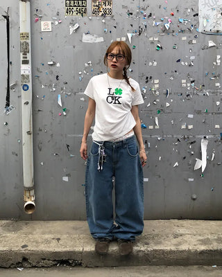 (ORIGINAL) Lucky Glow Clover T-Shirt
