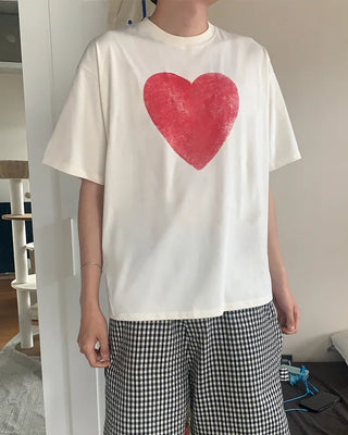 (Unisex) Heart Point Short-Sleeve T-Shirt