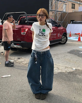 (ORIGINAL) Lucky Glow Clover T-Shirt