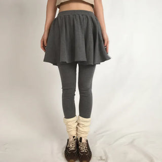 Flared leggings skirt