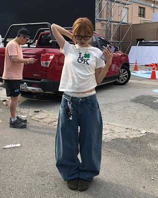 (ORIGINAL) Lucky Glow Clover T-Shirt