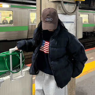 Unisex Checkered Down