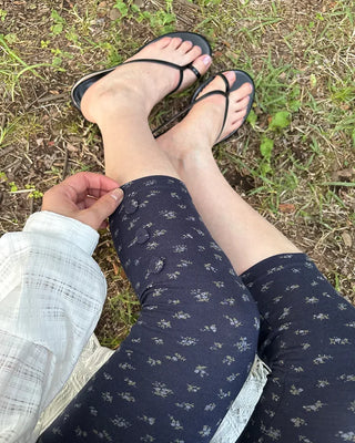 V-Thong Square Mules