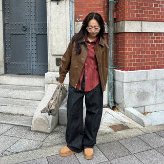 Vintage Wash Leather Jacket