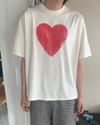 (Unisex) Heart Point Short-Sleeve T-Shirt
