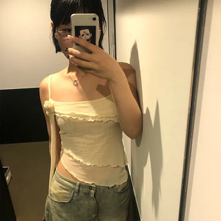 Rose Frill Camisole