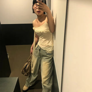 Rose Frill Camisole