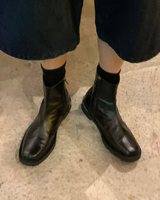 Square-line boots
