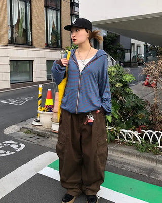 (Unisex) Waist String Balloon Cargo Pants