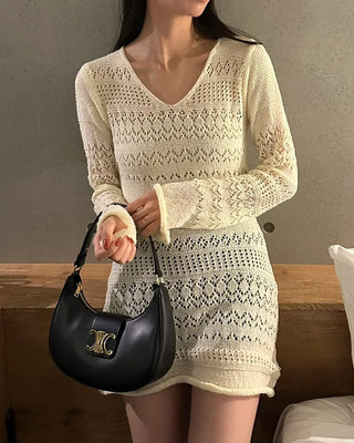 Knit mini dress