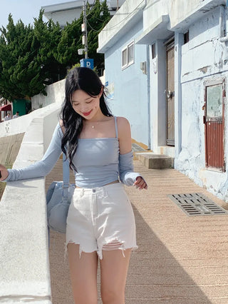 [SET] Sleeveless Bolero Set (7 colors)