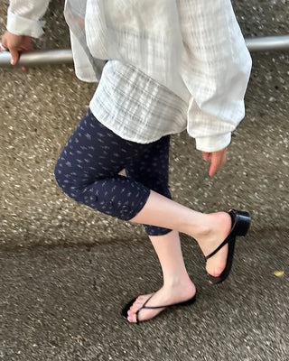 V-Thong Square Mules