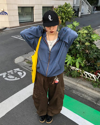 2-Way Neck Slim Long T-Shirt
