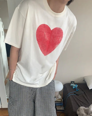 (Unisex) Heart Point Short-Sleeve T-Shirt