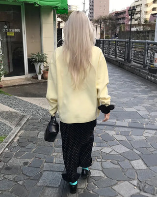 Round neck daily knit