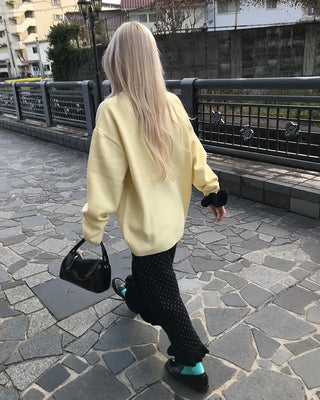 Round neck daily knit