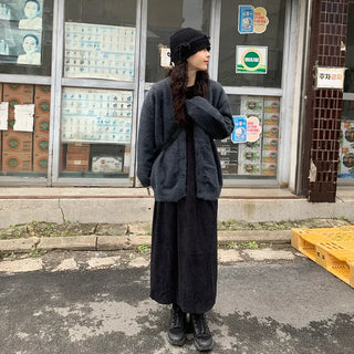 Angora oversized cardigan