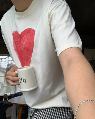 (Unisex) Heart Point Short-Sleeve T-Shirt