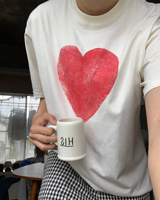 (Unisex) Heart Point Short-Sleeve T-Shirt