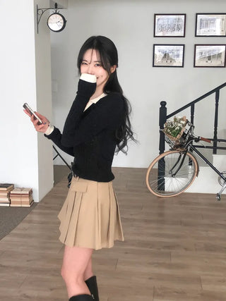 Two-tone knit