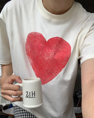 (Unisex) Heart Point Short-Sleeve T-Shirt