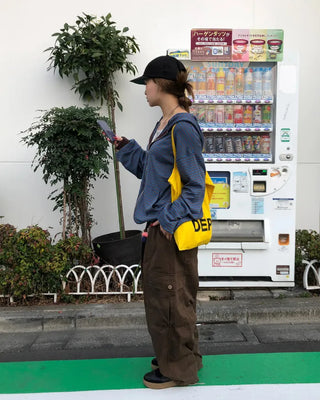 (Unisex) Waist String Balloon Cargo Pants