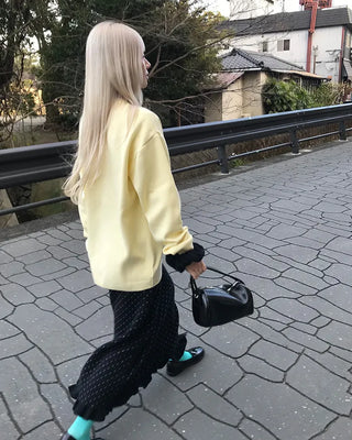 Round neck daily knit