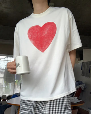 (Unisex) Heart Point Short-Sleeve T-Shirt