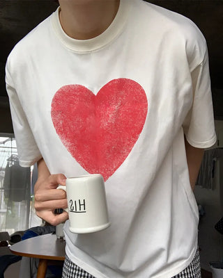(Unisex) Heart Point Short-Sleeve T-Shirt