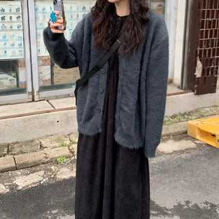 Angora oversized cardigan