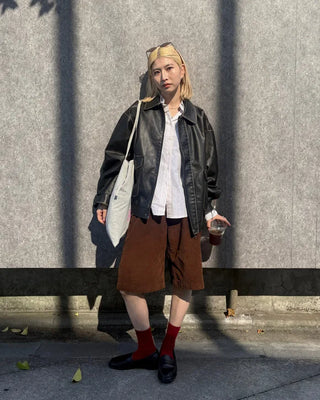 Modern striped long-sleeved shirt