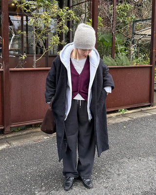 (Unisex) Double Zip Fleece-Lined Hoodie