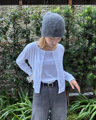 Basic camisole cardigan set