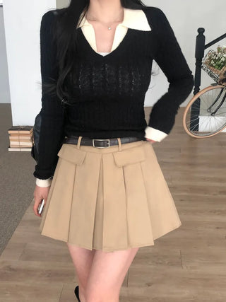 Two-tone knit