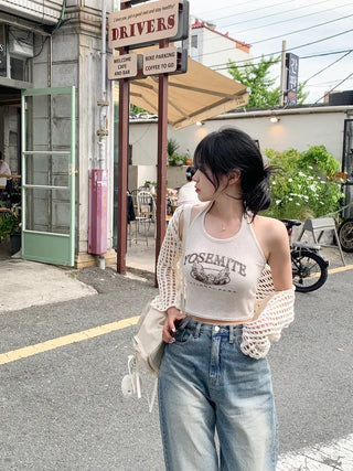Washed denim wide-leg pants (3 colors)