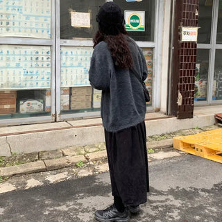 Angora oversized cardigan