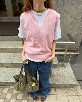 Soft String Shoulder Bag