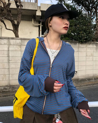 2-Way Neck Slim Long T-Shirt