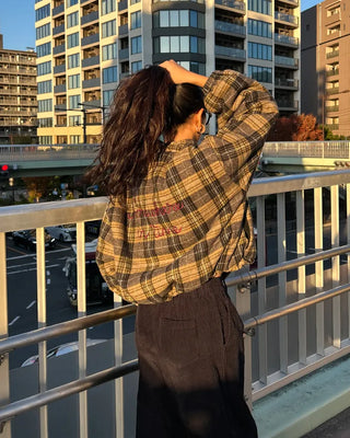 Reversible Stitch Check Jumper