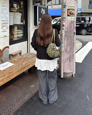Double-collar short coat
