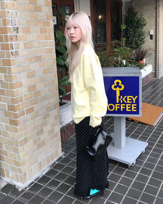 Round neck daily knit
