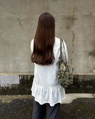 Frilled Layered Long T-Shirt