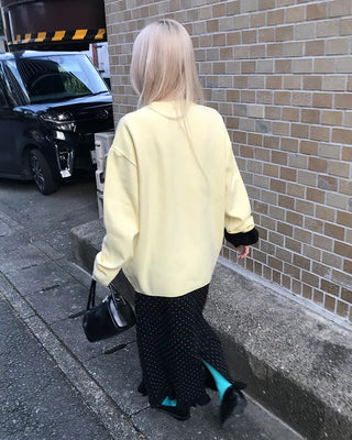 Round neck daily knit