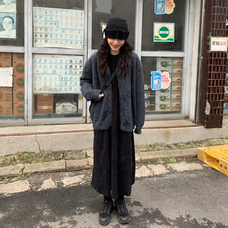 Angora oversized cardigan